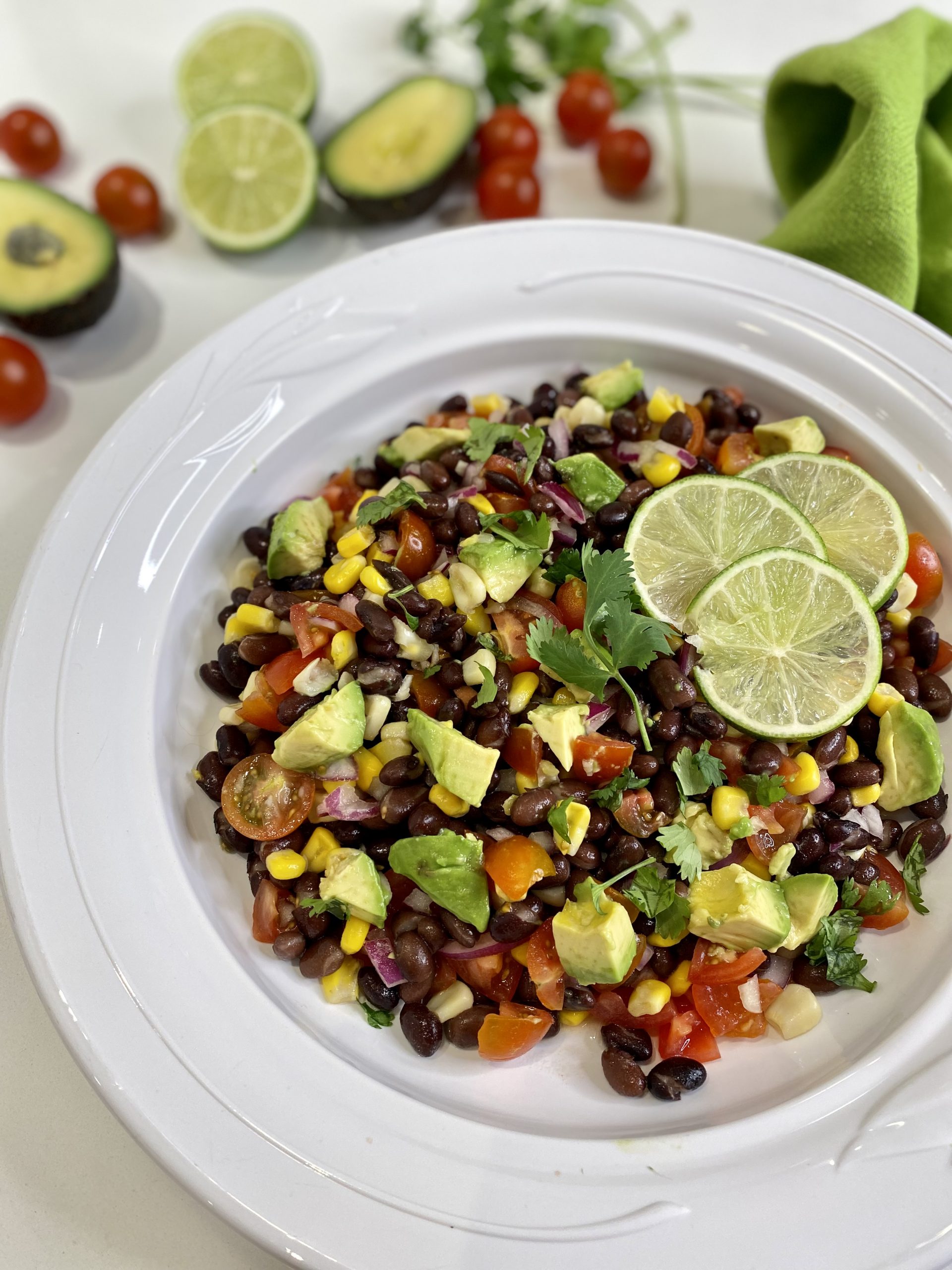 Black Bean, Corn & Avocado Salad Nutrition Solutions