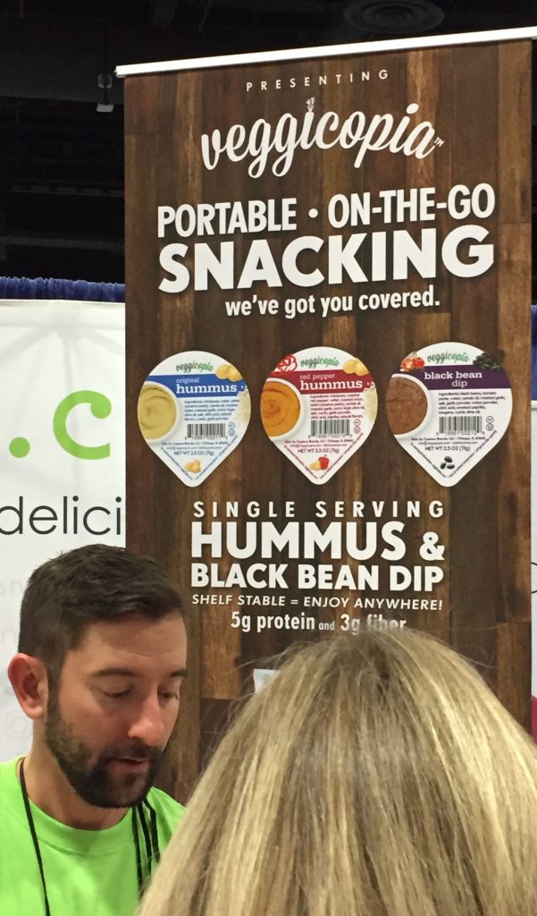 Black bean portable dip snack