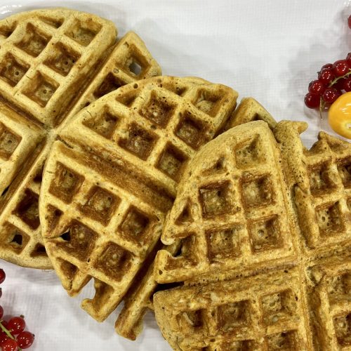 Chickpea waffles